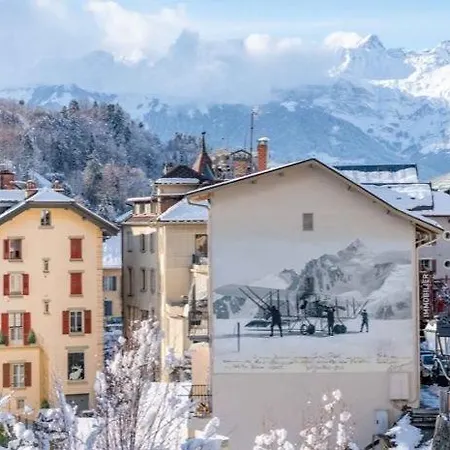 Elegant Historic Apartment Le Mont Joly - 3 Bed 2Bath View 80M2 Saint-Gervais-les-Bains Exterior photo